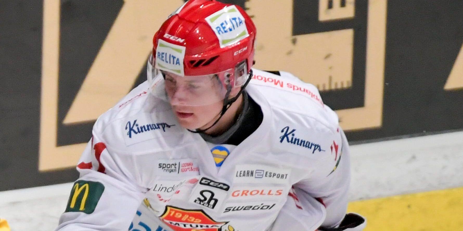 Jakob Ragnarsson lämnar Almtuna för att ta nästa steg i SHL-klubben Rögle. Arkivbild.