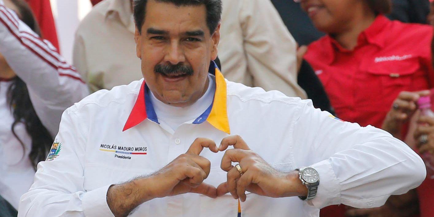 Venezuelas president Nicolás Maduro. Arkivbild.