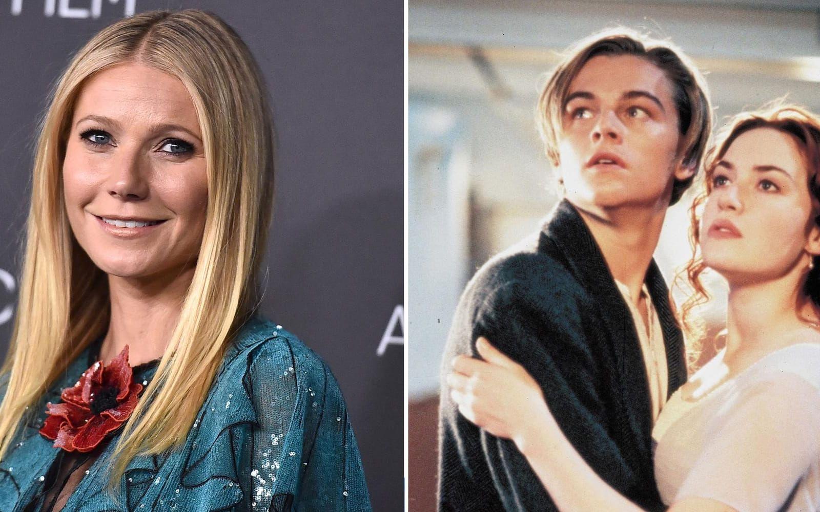 Gwyneth Paltrow har berättat att det stod mellan henne och Kate Winslet när rollen som Rose i den flerfaldigt Oscarsbelönade snyftaren <strong>Titanic</strong> skulle tillsättas. I samma intervju berättade Gwyneth att hennes pappa satte ner foten och övertygade henne att tacka nej till rollen som Roller Girl i <strong>Boogie nights</strong>. Foto: TT/Stella Pictures