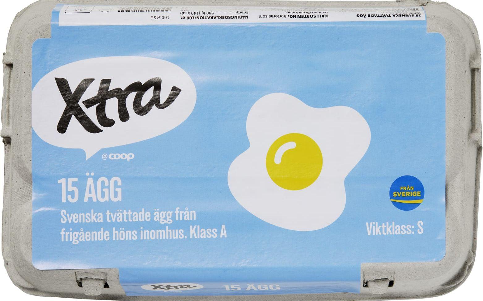 Xtra Ägg Frigående 15 pack.