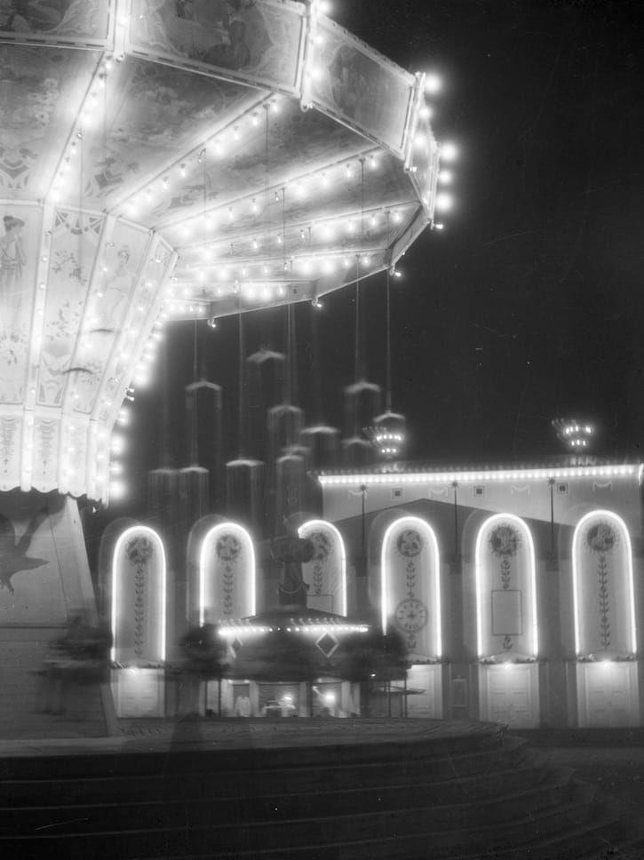 Liseberg i går och i dag. 