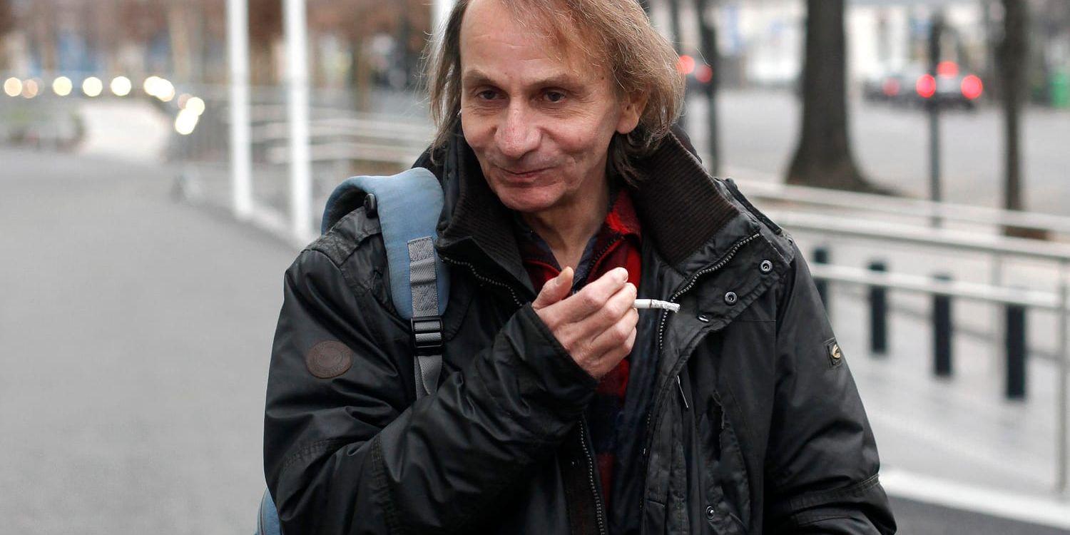 Den franske författaren Michel Houellebecq. Arkivbild.