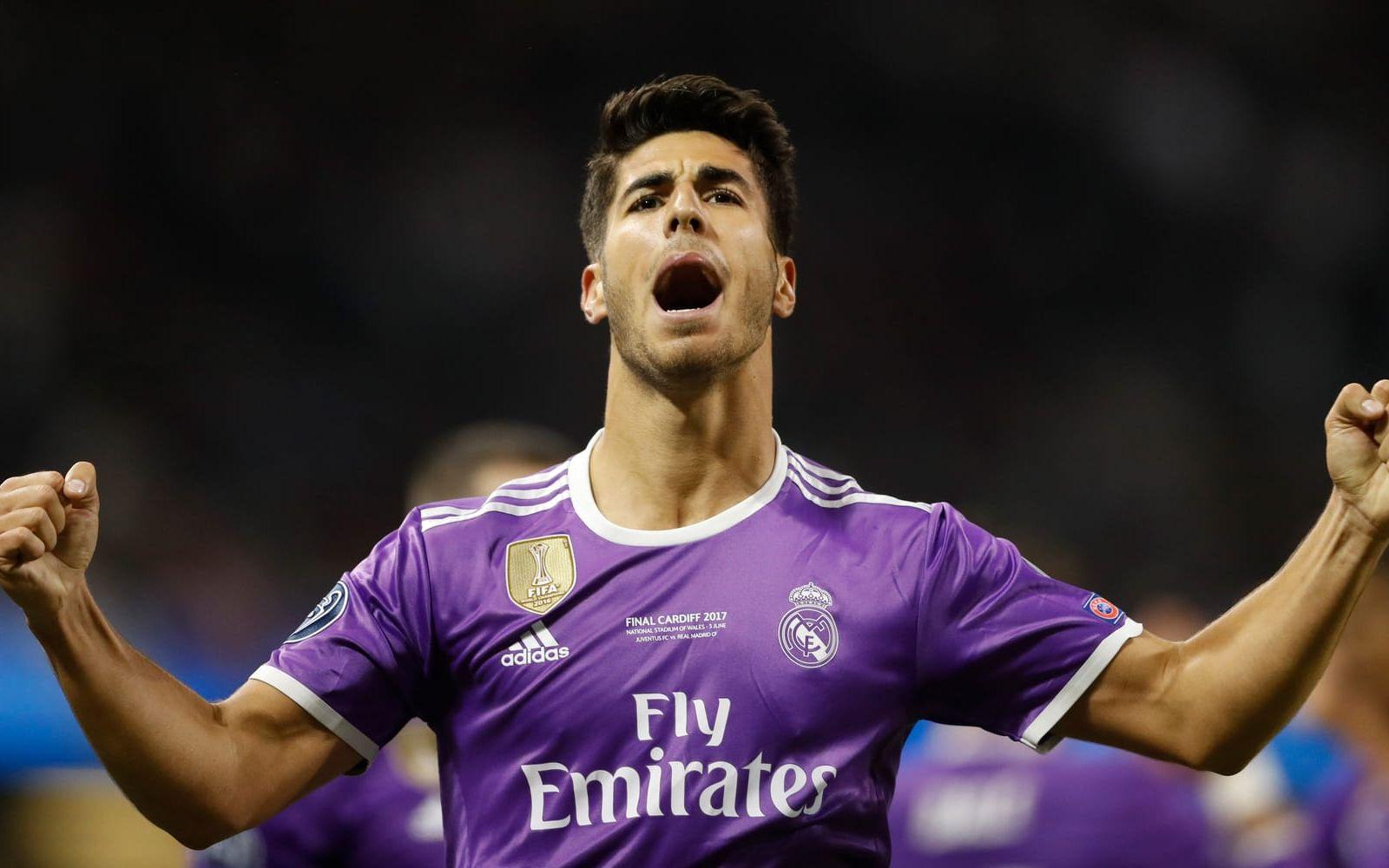 <strong>Marco Asensio, Spanien.</strong> Målskytt i Champions League-finalen. En stor talang som är på väg in i Real Madrids startelva. Foto: Bildbyrån