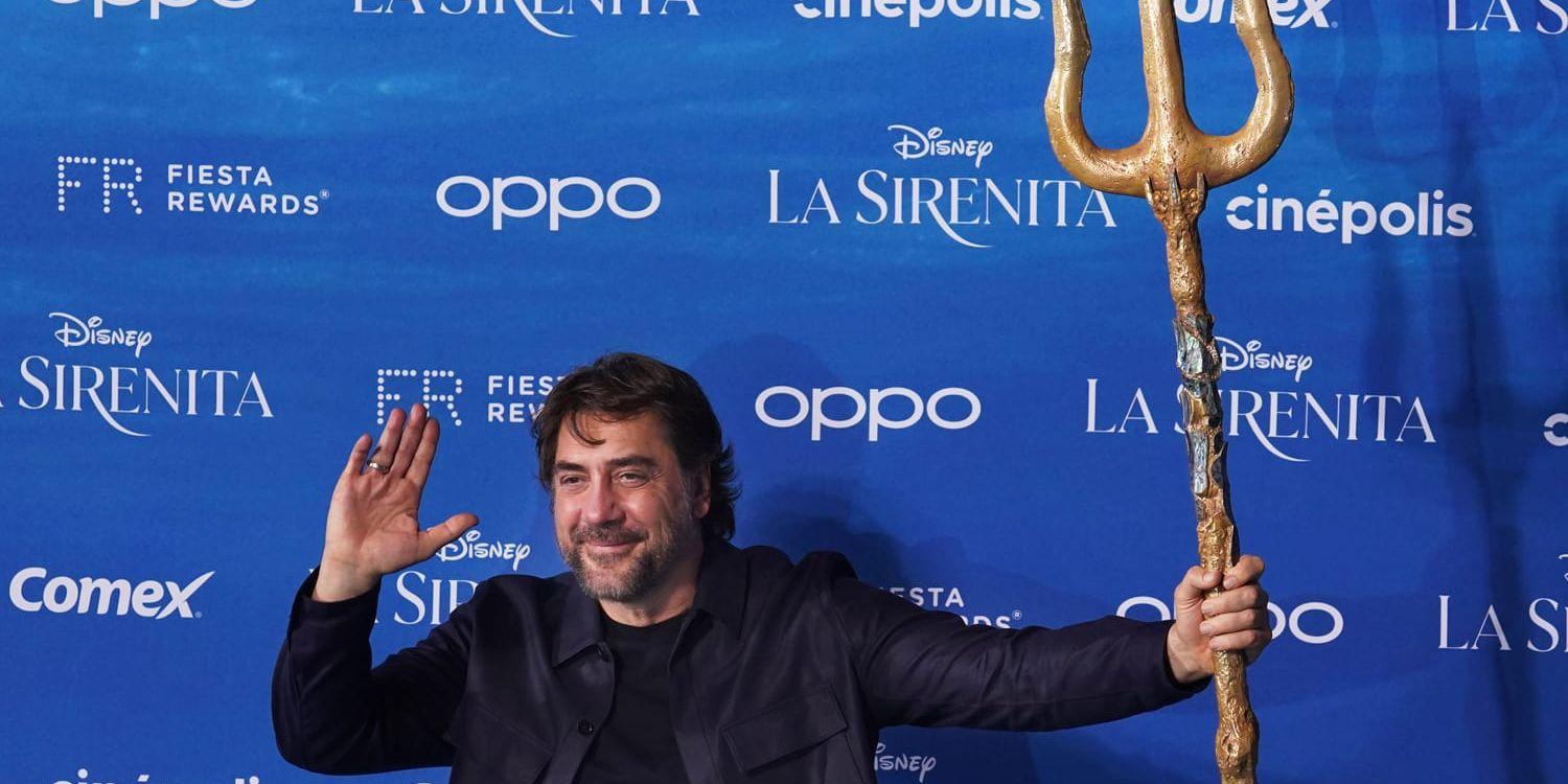 Javier Bardem spelar pappa Triton. Arkivbild.