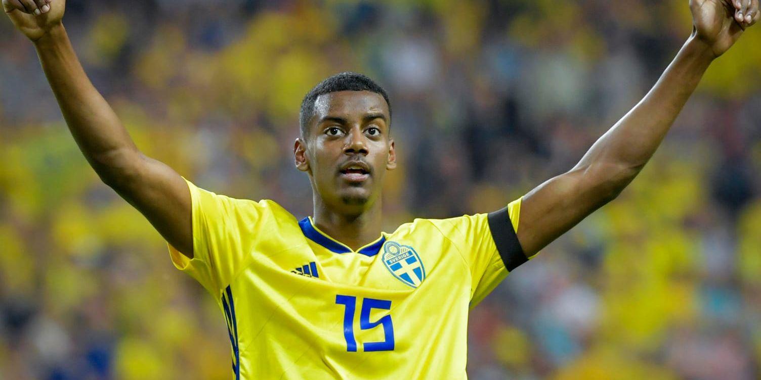 Alexander Isak är klar för Real Sociedad. Arkivbild.