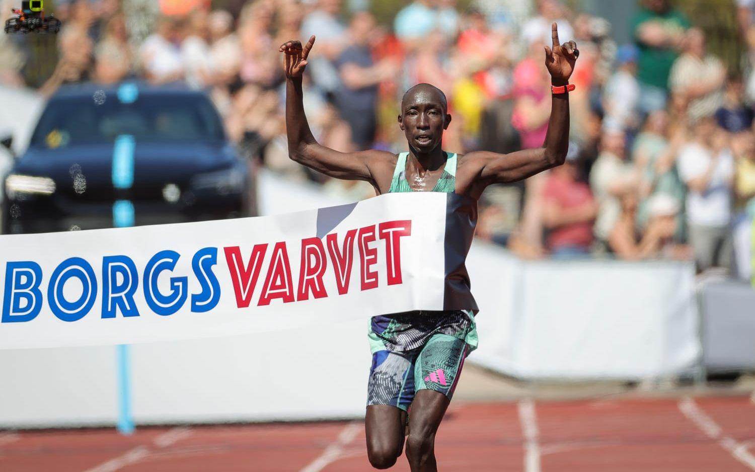 Edmond Kipngetich, Kenya, vinner Göteborgsvarvet 2023.