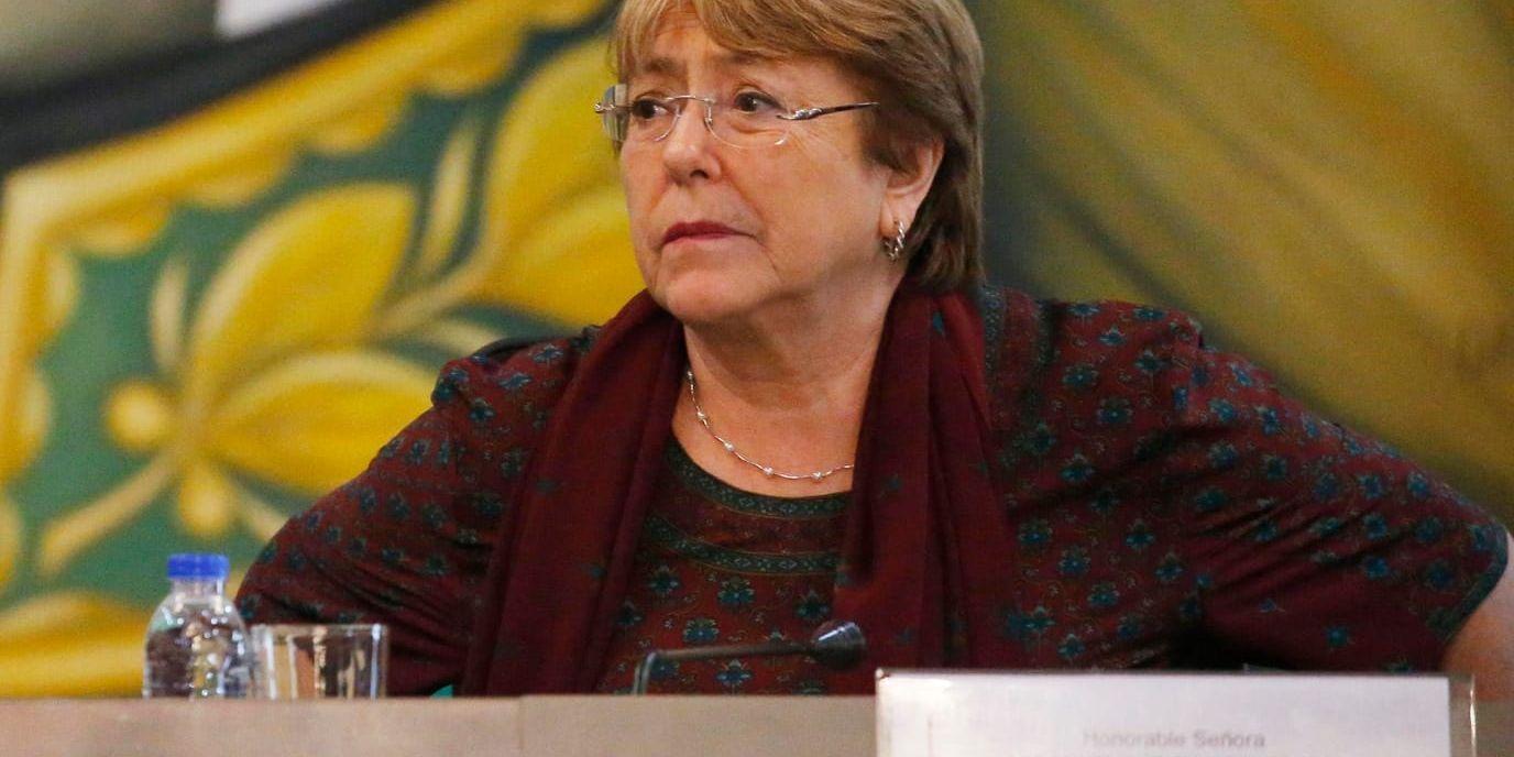 FN:s människorättschef Michelle Bachelet.