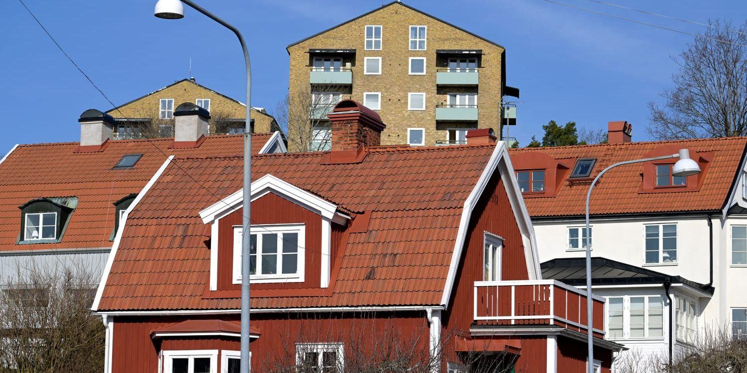 Bostadspriserna i Sverige ökade för fjärde månaden i rad i april. Arkivbild.