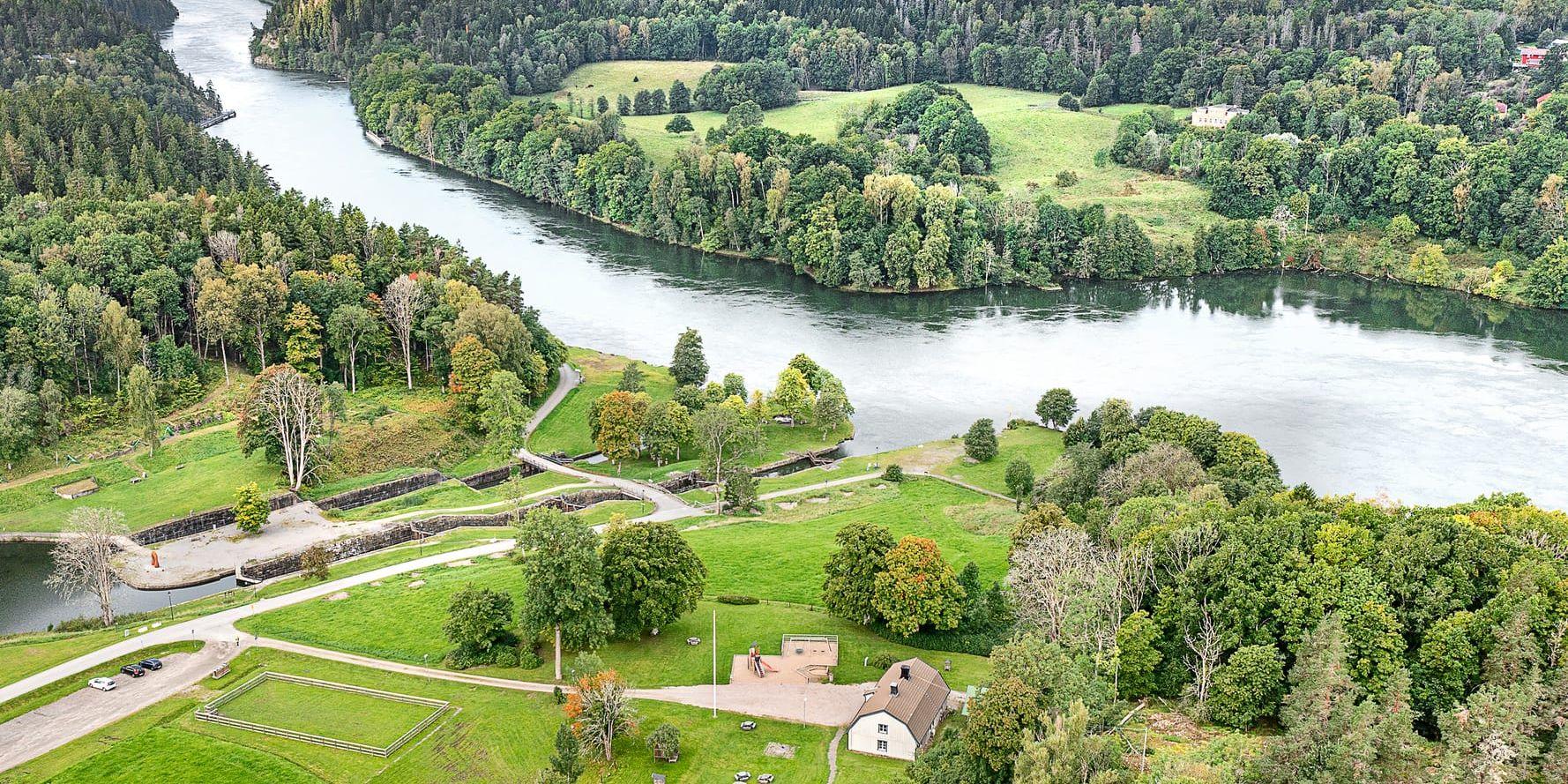 Slussområdet , Skälsbo , Gamle Dal , Åker