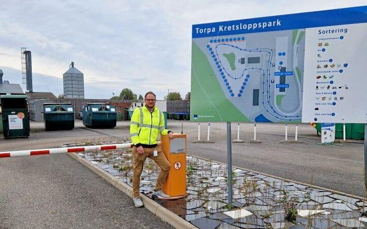 Niclas Janflod är tillförordnad renhållningschef i Vänersborgs kommun.