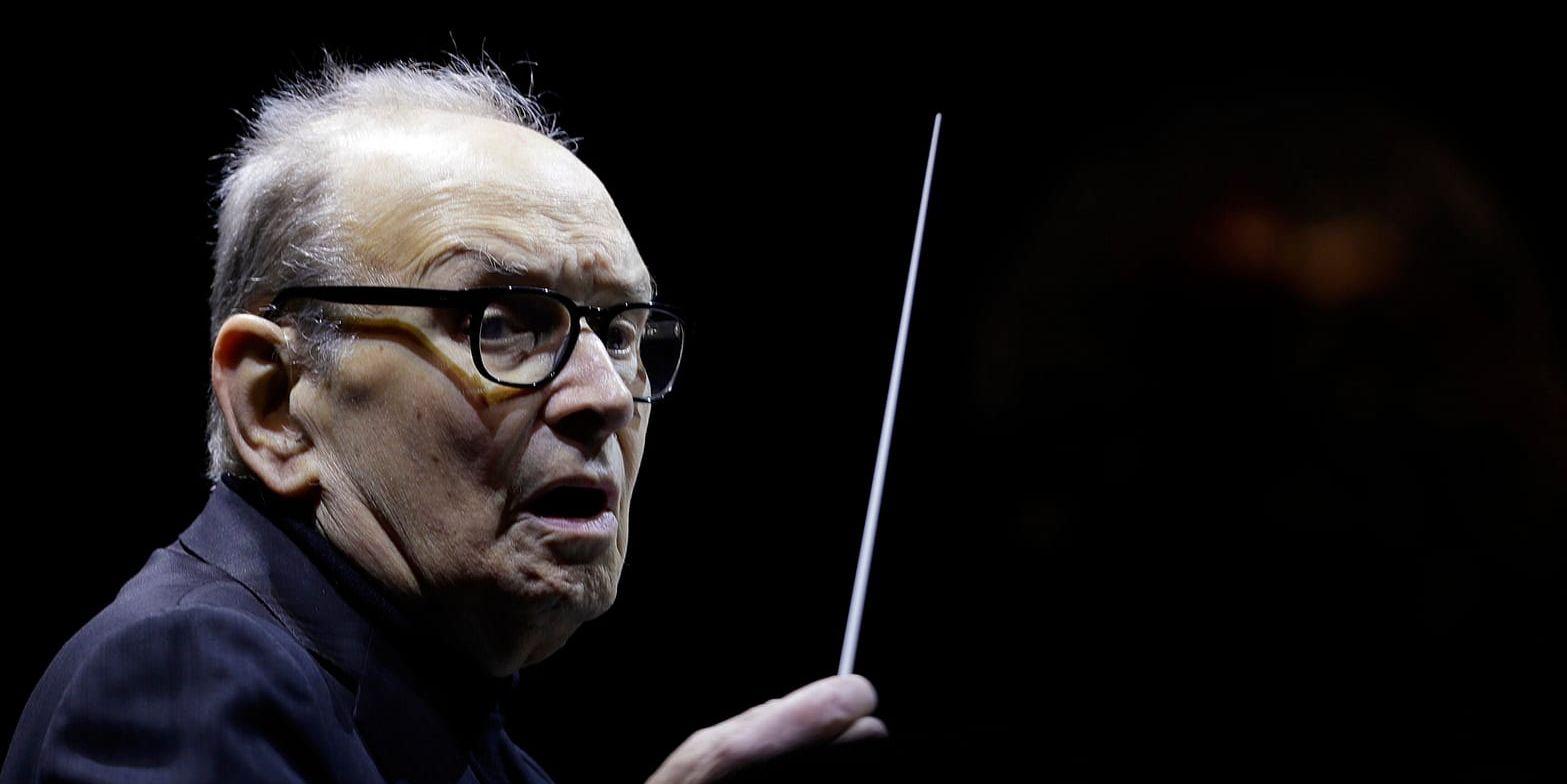 Maestro Morricone kommer med sin avskedsturné till Globen. Arkivbild.