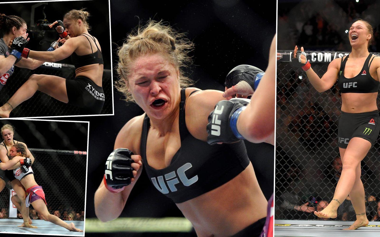 16 (23). Ronda Rousey. 8 miljoner dollar i sponsorintäkter. 11,3 miljoner följare på Facebook, 9,5 miljoner på Instagram och 3,4 miljoner på Twitter. Foto: TT