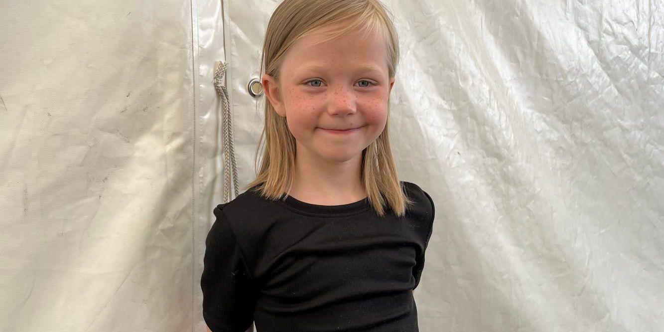 Tyra Koch Granzell, 7 år.